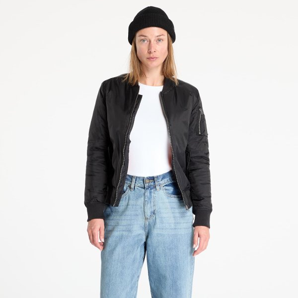 Bunda Urban Classics Ladies Basic Bomber Jacket Black XS