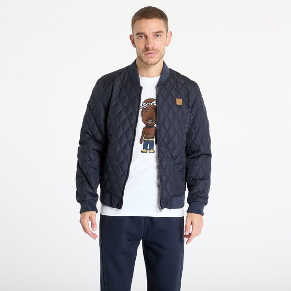 Bunda Urban Classics Diamond Quilt Nylon Jacket Navy S