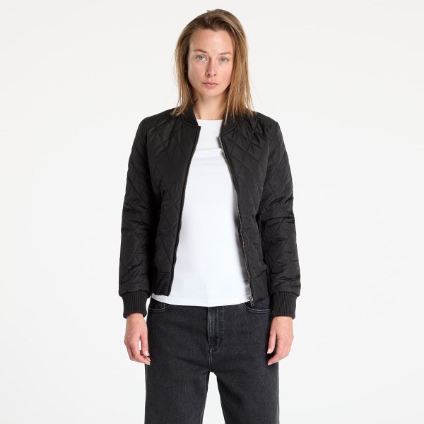 Bunda Urban Classics Ladies Diamond Quilt Nylon Jacket Black XS