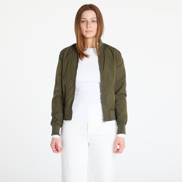 Bunda Urban Classics Ladies Light Bomber Jacket Green XS