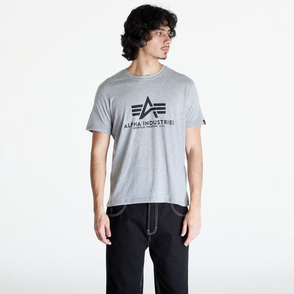 Tričko Alpha Industries Basic Tee Grey XL