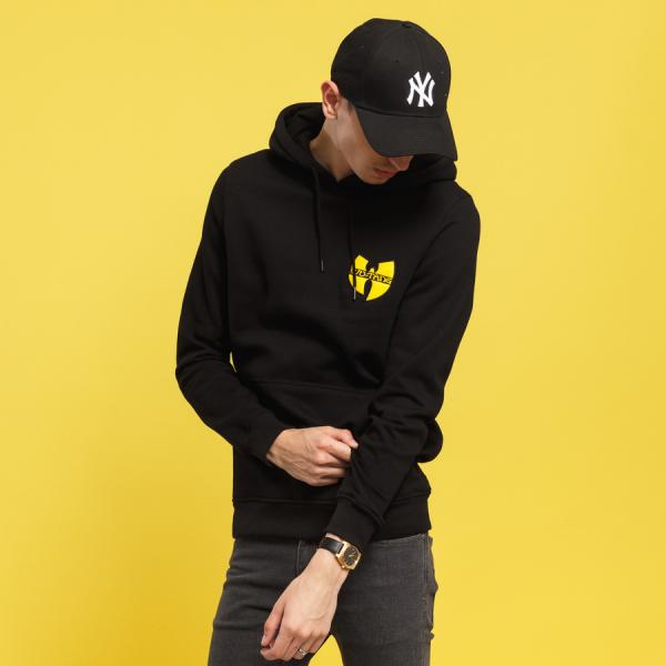 Mikina WU WEAR Chest Logo Hoody černá