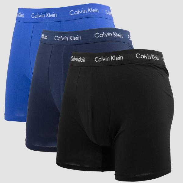 Calvin Klein Boxer Brief 3 Pack C/O černé / navy / modré