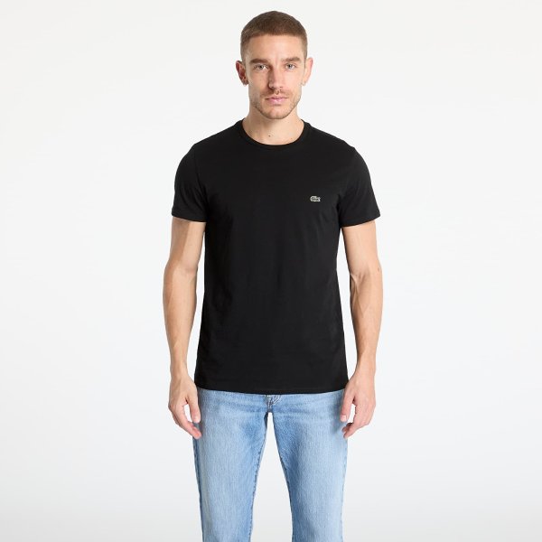 Tričko LACOSTE Tee-Shirt Black M