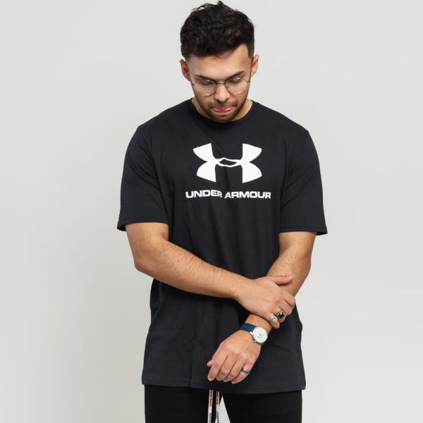 Tričko s krátkým rukávem Under Armour Sportstyle Logo SS Tee Black