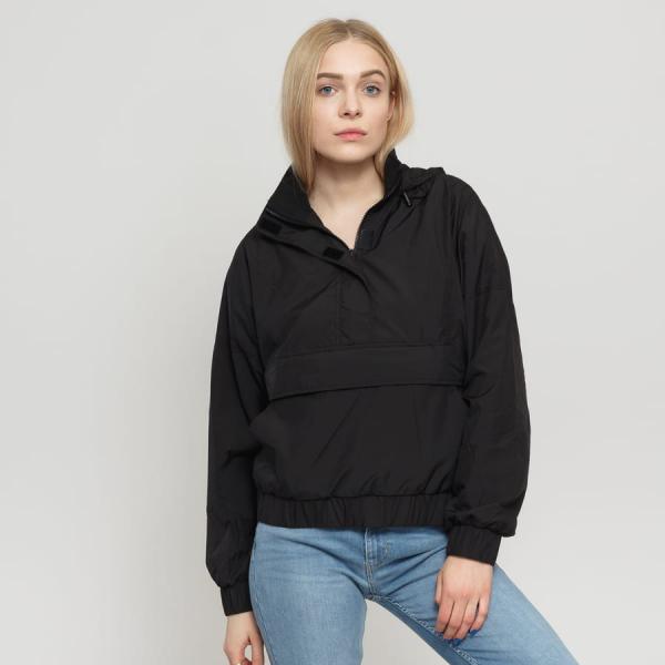 Větrovka Urban Classics Ladies Panel Pull Over Jacket Black L