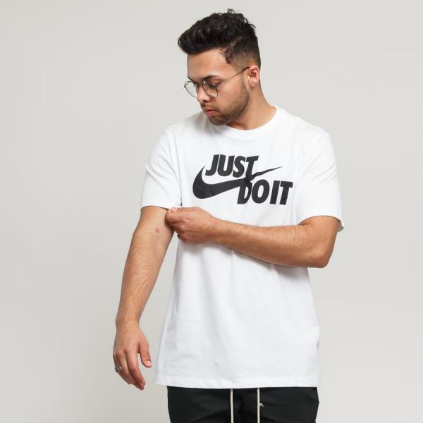 Tričko s krátkým rukávem Nike M NSW Tee Just Do It Swoosh White