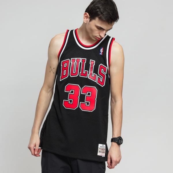 Dres Mitchell & Ness Swingman NBA Scottie Pippen Jersey černý