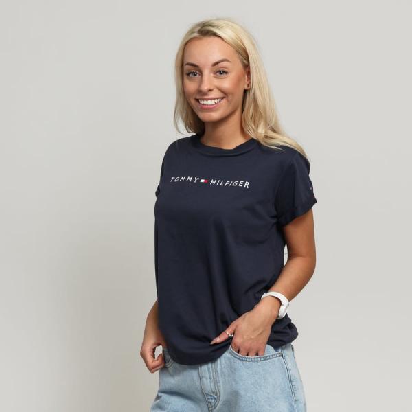 Dámské tričko Tommy Hilfiger RN Tee SS Logo navy