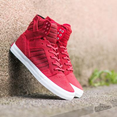 Supra Skytop Cardinal-White