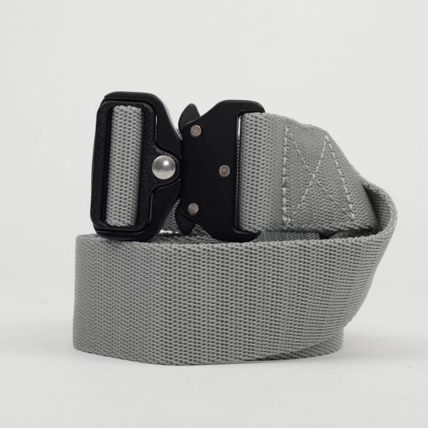 Pásek Urban Classics Wing Buckle Belt šedý
