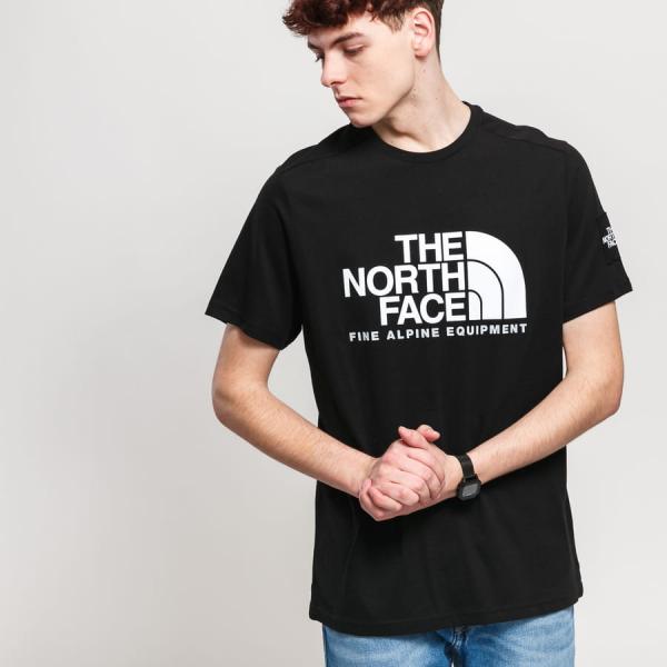 Tričko s krátkým rukávem The North Face M SS Fine Alp Tee 2 černé / bílé