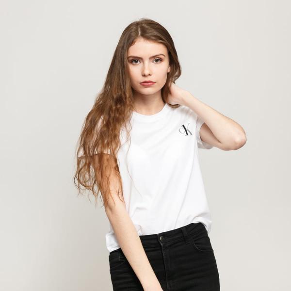 Dámské tričko Calvin Klein CK ONE SS Crew Neck C/O White