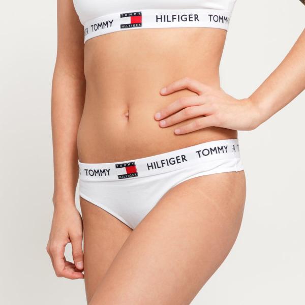 Kalhotky Tommy Hilfiger Thong C/O White