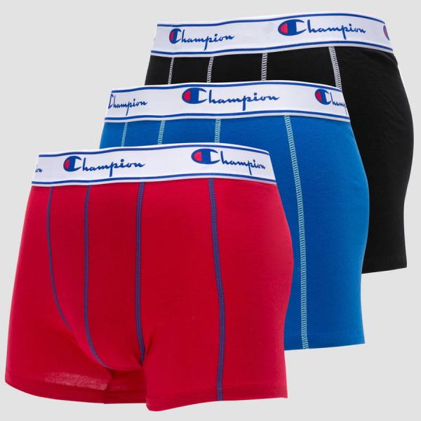 Champion BO Champ Plain 3 Pack modré / červené / černé