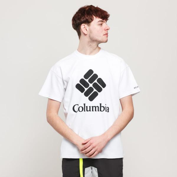 Tričko s krátkým rukávem Lodge Logo Tee Columbia Lodge Logo Tee bílé