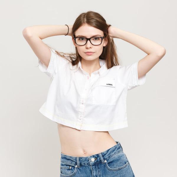 Košile Vans WM Thread It Top White L