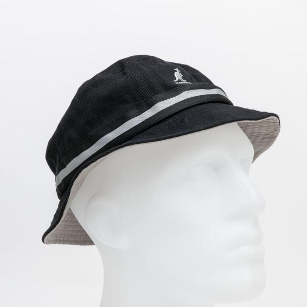 KANGOL Stripe Lahinch Black/ Grey