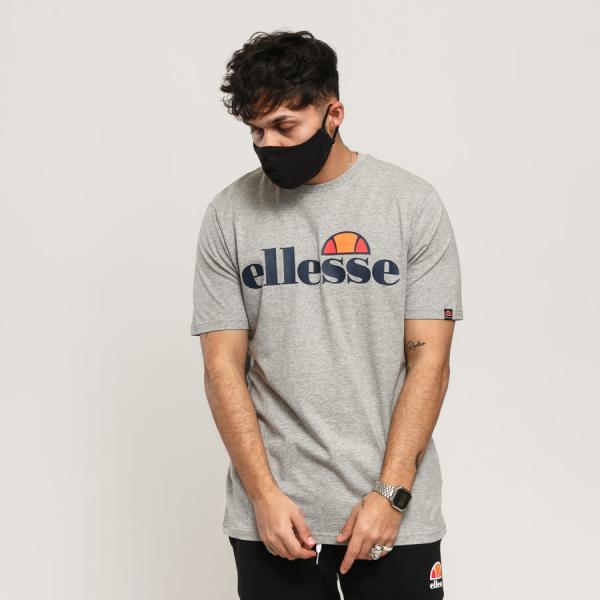 Tričko s krátkým rukávem ellesse SL Prado Tee melange šedé
