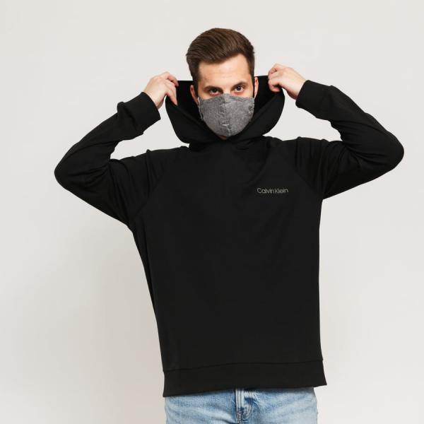 Mikina Calvin Klein LS Hoodie černá