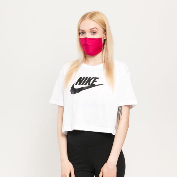 Tričko Nike W NSW Tee Essential Crop Icon White L
