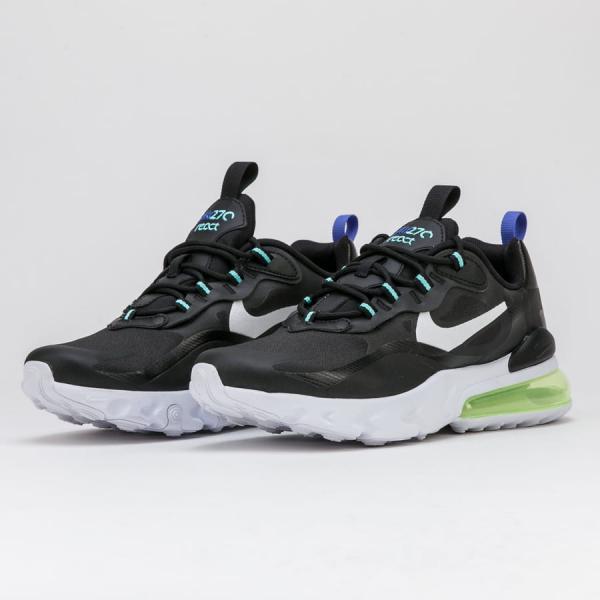Nike Air Max 270 React GS black / white - laser orange