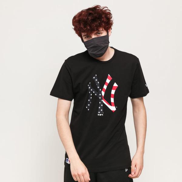 Tričko s krátkým rukávem New Era MLB Infill Team Logo Tee NY černé