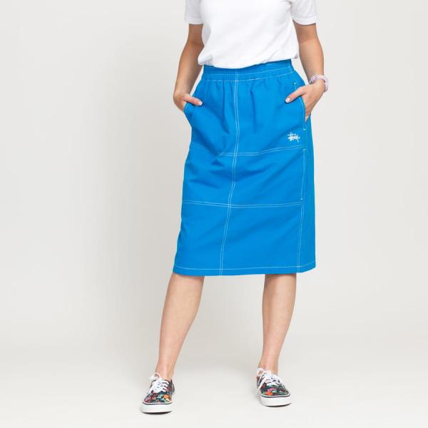 Sukně Stüssy Minimal Cargo Skirt modrá