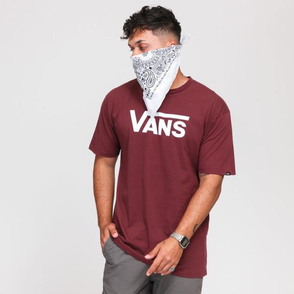 Tričko s krátkým rukávem Vans MN Vans Classic vínové