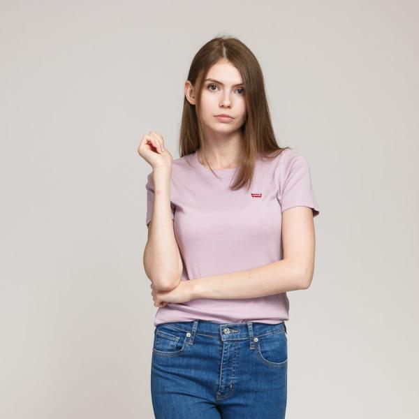 Dámské tričko Levi's ® W SS Ribber Baby Tee Purple