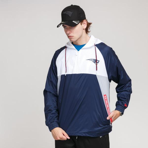 Větrovka New Era NFL Ripstop Windbreaker Patriots navy / bílá