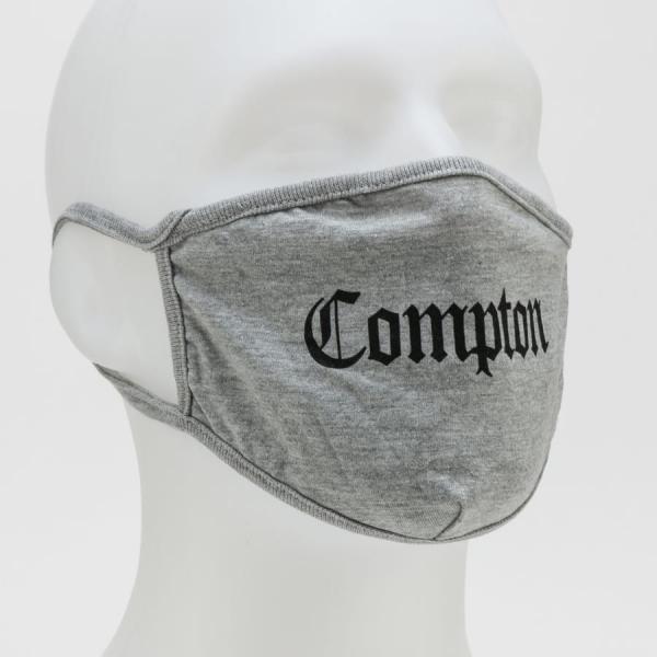 Urban Classics Compton Face Mask melange šedá