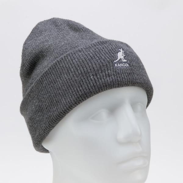 Kulich KANGOL Acrylic Pull-On melange šedý
