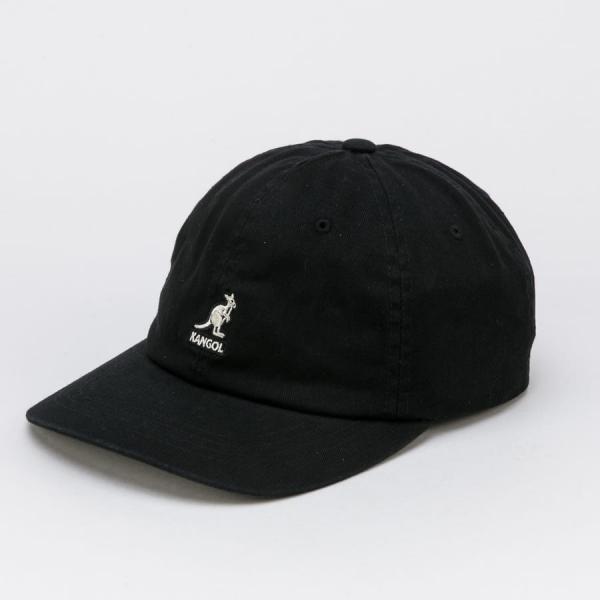 Kšiltovka KANGOL Washed Baseball Black
