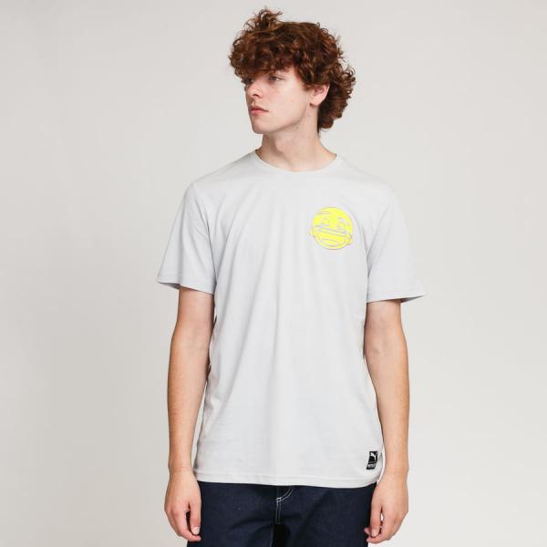 Tričko s krátkým rukávem Puma X Emoji Tee šedé