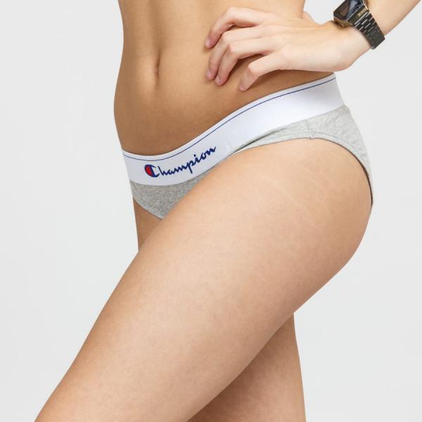 Kalhotky Champion 2Pack Brief Classic Slip melange šedé