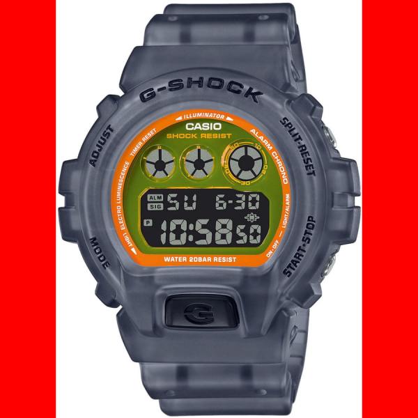 Hodinky Casio G-Shock DW 6900LS-1ER šedé