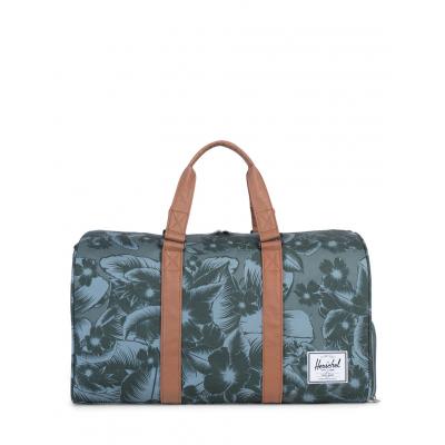Taška Herschel Supply Novel Jungle Floral Green/Tan Synthetic Leather