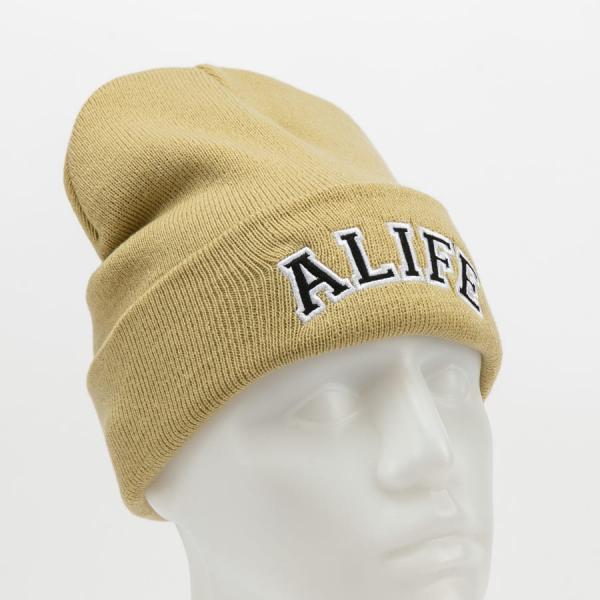 Alife Collegiate Beanie Beige
