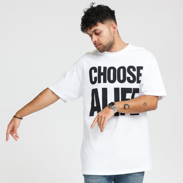 Tričko s krátkým rukávem Alife Choose Tee White