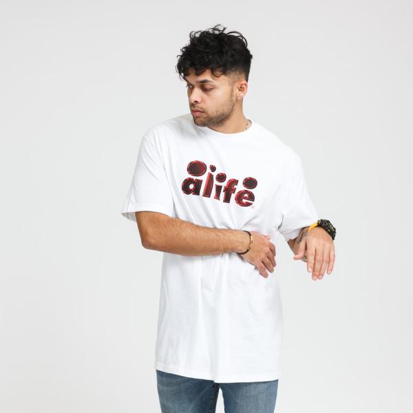 Tričko s krátkým rukávem Alife 2Tone Bubble Graphic Tee White