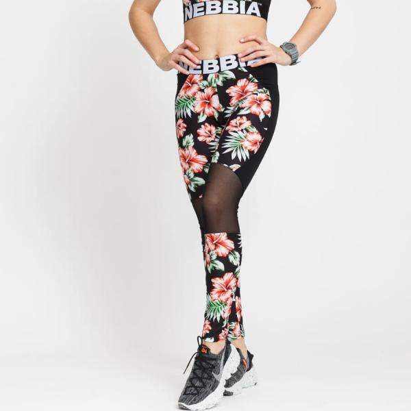 Legíny Nebbia Aloha Babe Leggings černé / bílé / červené / zelené