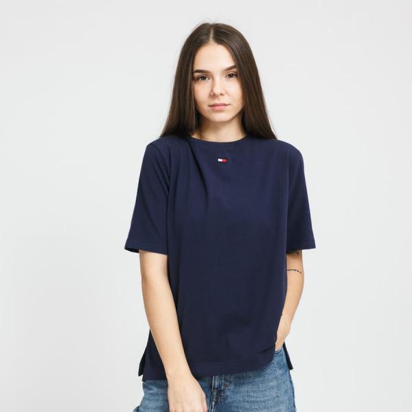 Dámské tričko Tommy Hilfiger BN Tee Half Navy