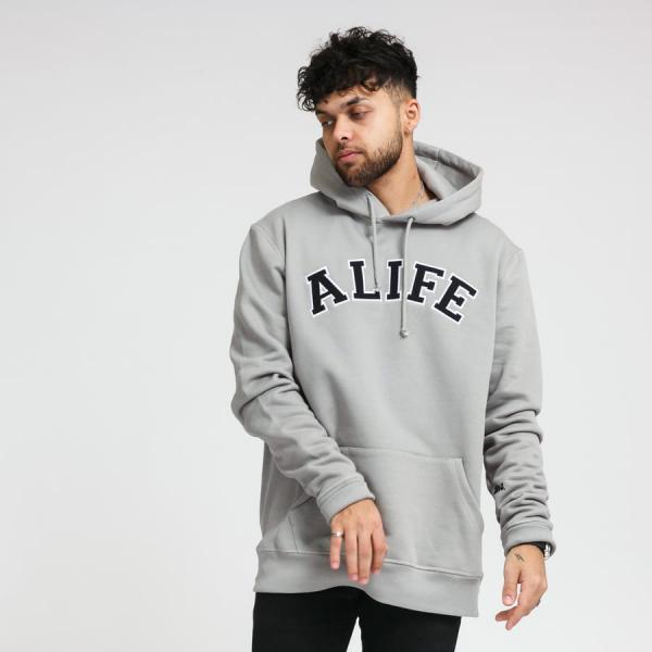 Mikina Alife Alife Collegiate Hoodie šedá