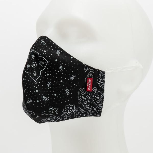 Levi's ® 1Pack Bandana Reusable Face Cover černá / bílá