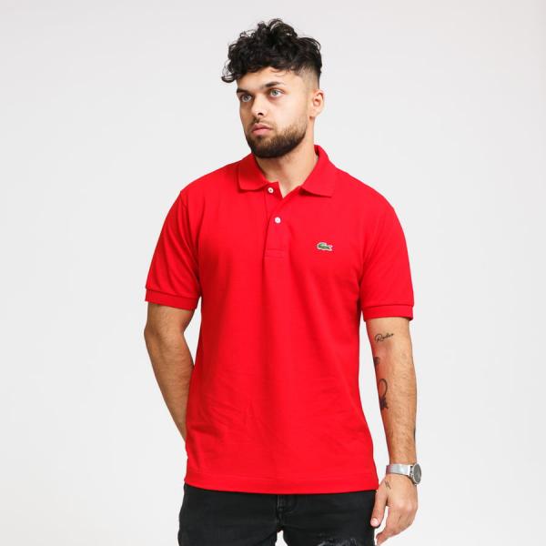 Tričko s krátkým rukávem LACOSTE Men's Polo T-Shirt Red