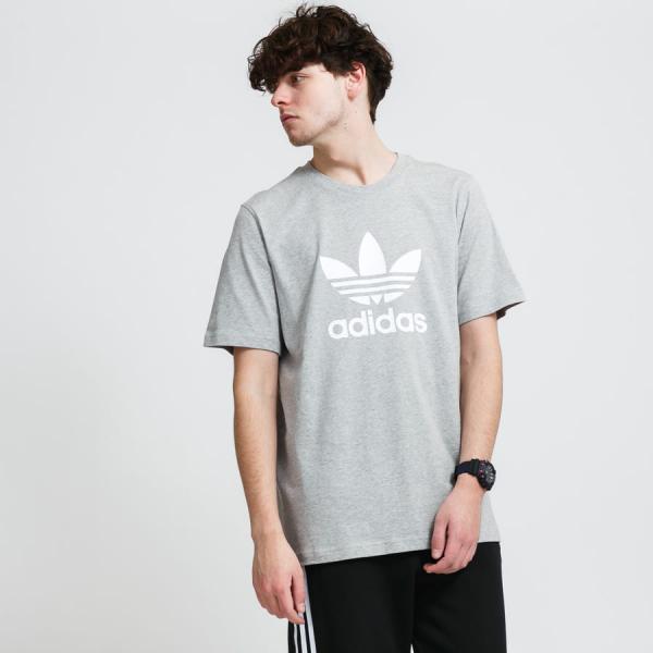 Tričko adidas Originals Trefoil Tee Melange Grey S