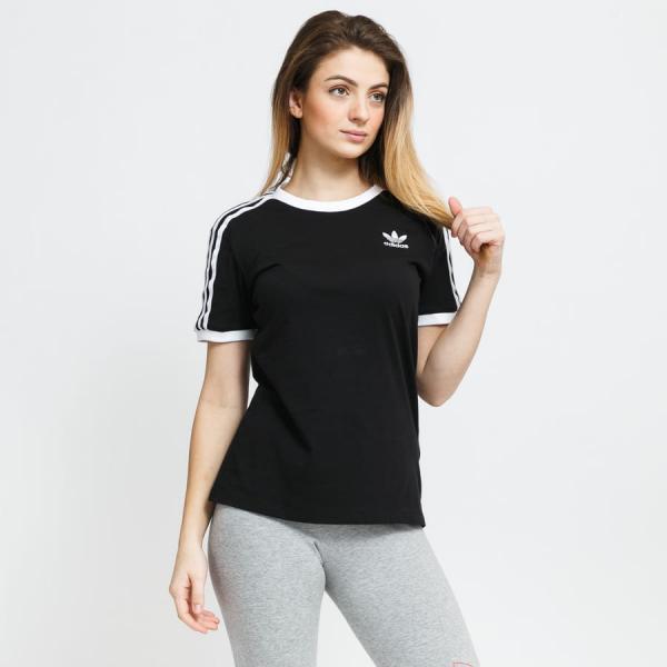 Dámské tričko adidas Originals 3 Stripes Tee Black