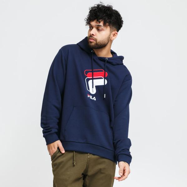 Mikina Fila Men Amjad Hoody navy