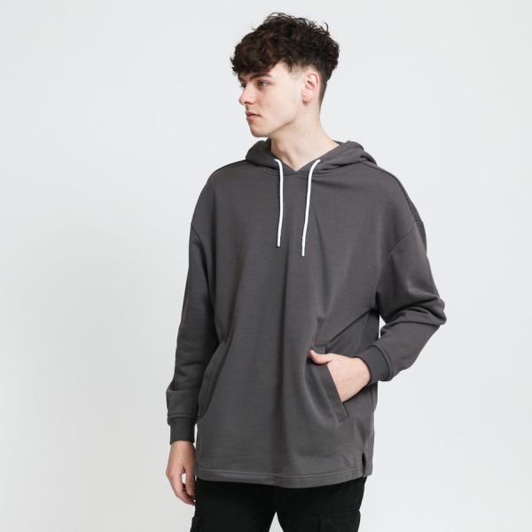 Mikina Urban Classics Long Hoody Grey XL